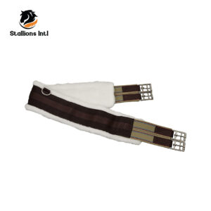 Fleece English Girth with Double Elastic: 30" to 58"