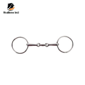 HORZE Lozenge Link English Snaffle Bit for Horses